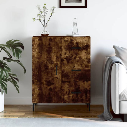 Příborník Bílý 69,5 X 34 X 90 Cm Kompozitní Dřevo