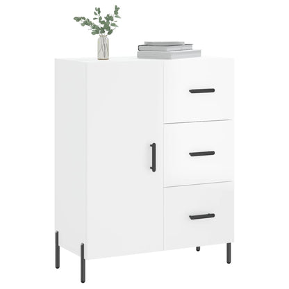 Příborník Bílý S Vysokým Leskem 69,5X34X90 Cm Kompozitní Dřevo