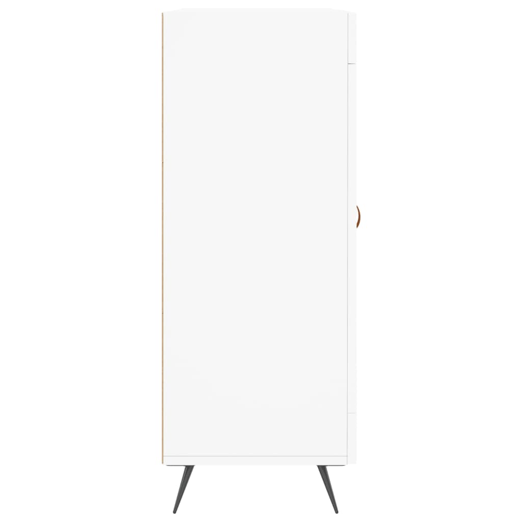 Příborník Bílý 69,5 X 34 X 90 Cm Kompozitní Dřevo