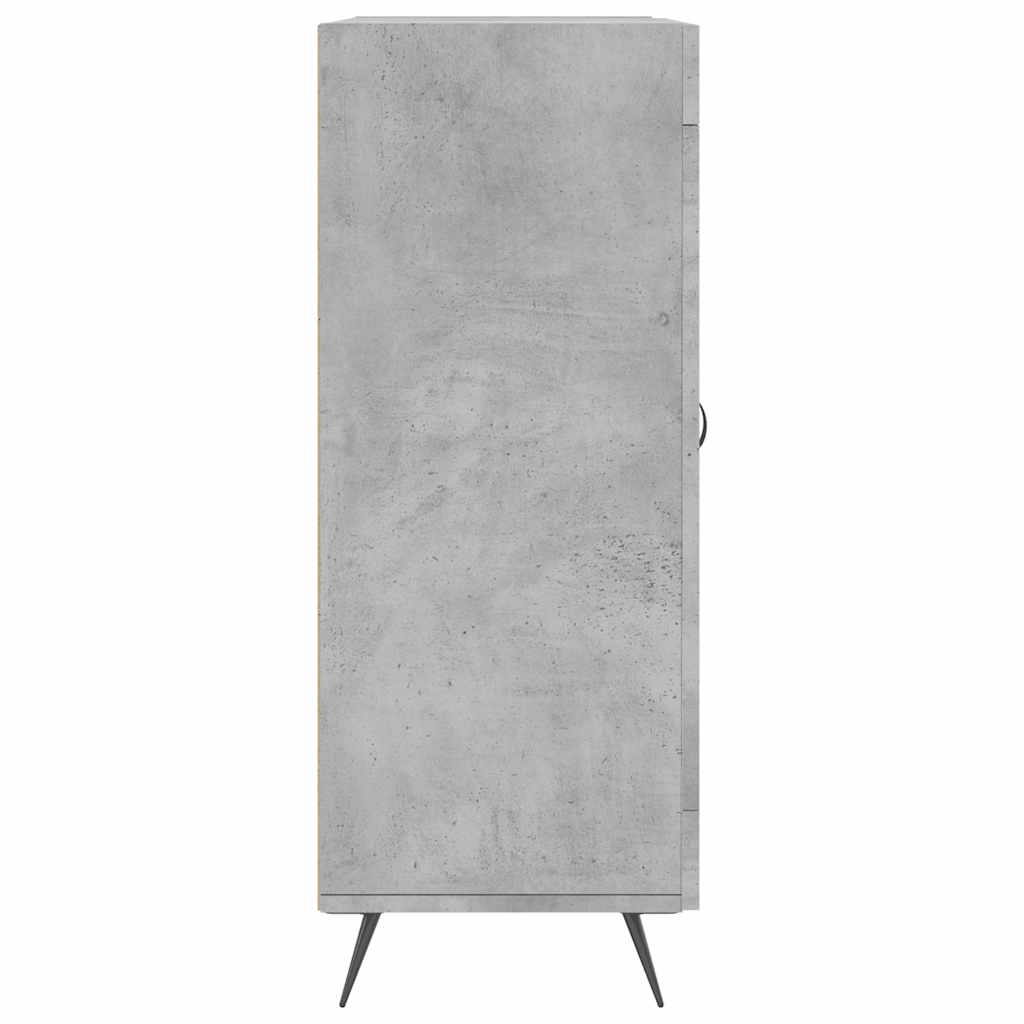Příborník Betonově Šedý 69,5 X 34 X 90 Cm Kompozitní Dřevo