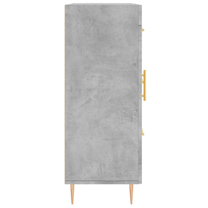 Příborník Betonově Šedý 69,5 X 34 X 90 Cm Kompozitní Dřevo