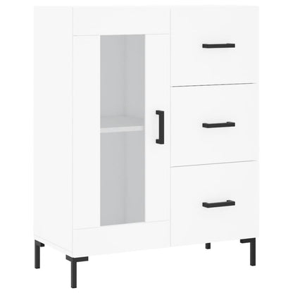 Příborník Bílý 69,5 X 34 X 90 Cm Kompozitní Dřevo