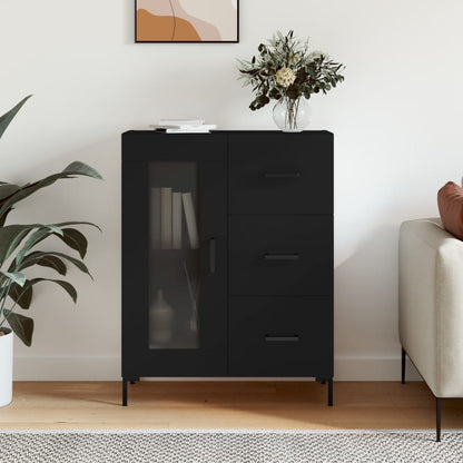 Příborník Šedý Sonoma 69,5 X 34 X 90 Cm Kompozitní Dřevo