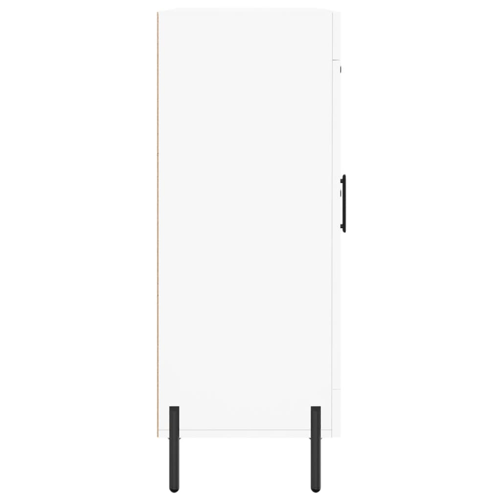 Příborník Bílý 69,5 X 34 X 90 Cm Kompozitní Dřevo