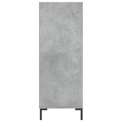 Knihovna Betonově Šedá 69,5 X 32,5 X 90 Cm Kompozitní Dřevo