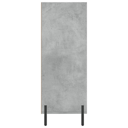 Policová Skříňka Betonově Šedá 69,5X32,5X90 Cm Kompozitní Dřevo