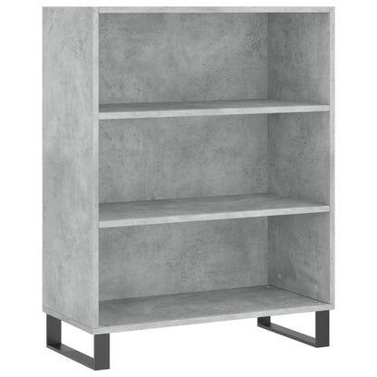 Policová Skříňka Betonově Šedá 69,5X32,5X90 Cm Kompozitní Dřevo