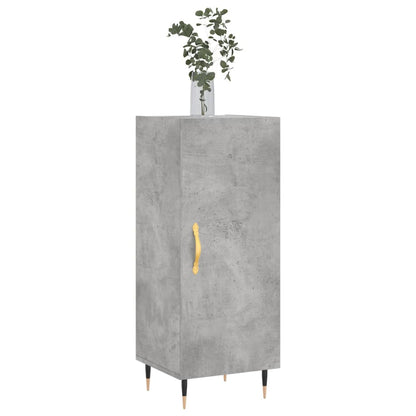 Příborník Betonově Šedý 34,5 X 34 X 90 Cm Kompozitní Dřevo
