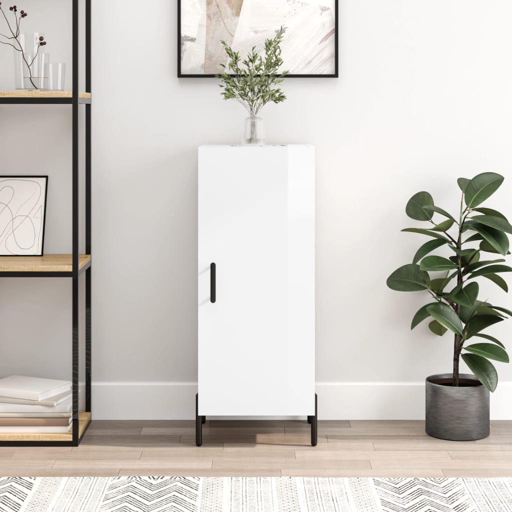 Příborník 34,5 X 34 X 90 Cm Kompozitní Dřevo