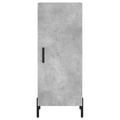Příborník Betonově Šedý 34,5 X 34 X 90 Cm Kompozitní Dřevo