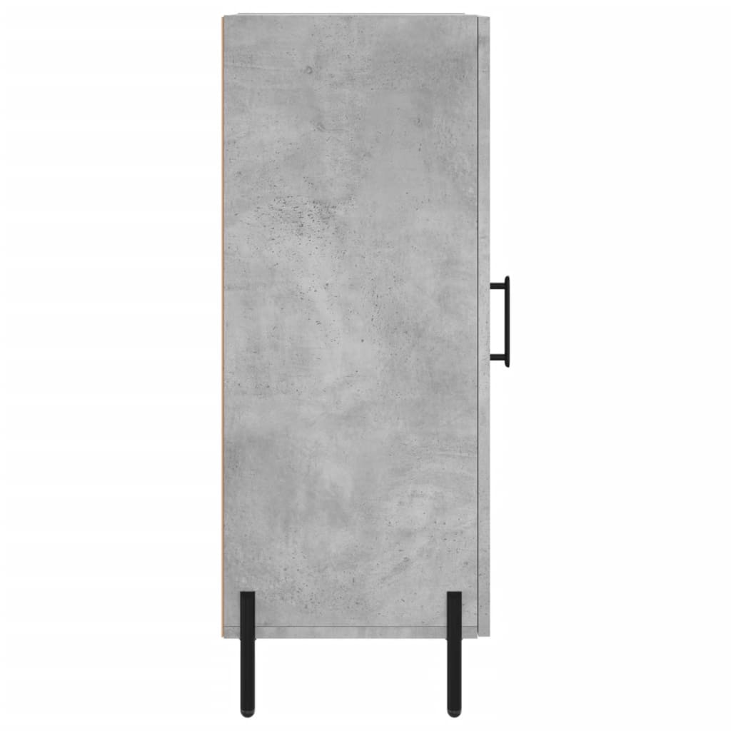 Příborník Betonově Šedý 34,5 X 34 X 90 Cm Kompozitní Dřevo
