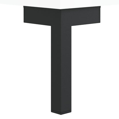 Příborník Bílý S Vysokým Leskem 34,5X34X90 Cm Kompozitní Dřevo