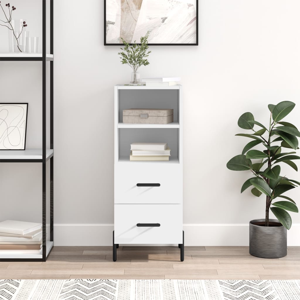 Příborník 34,5 X 34 X 90 Cm Kompozitní Dřevo