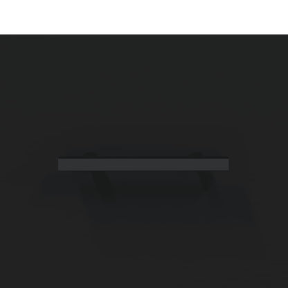 Příborník Černý 34,5 X 34 X 90 Cm Kompozitní Dřevo