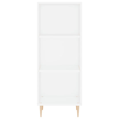 Příborník Bílý 34,5 X 32,5 X 90 Cm Kompozitní Dřevo