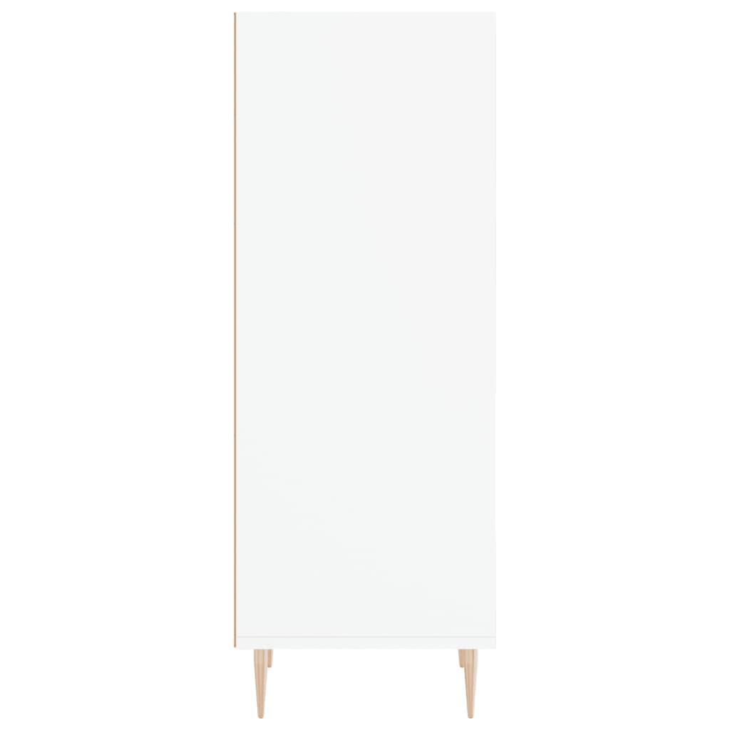 Příborník Bílý 34,5 X 32,5 X 90 Cm Kompozitní Dřevo