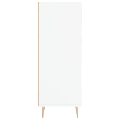 Příborník Bílý 34,5 X 32,5 X 90 Cm Kompozitní Dřevo