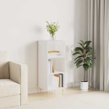 Příborník Bílý 34,5 X 32,5 X 90 Cm Kompozitní Dřevo