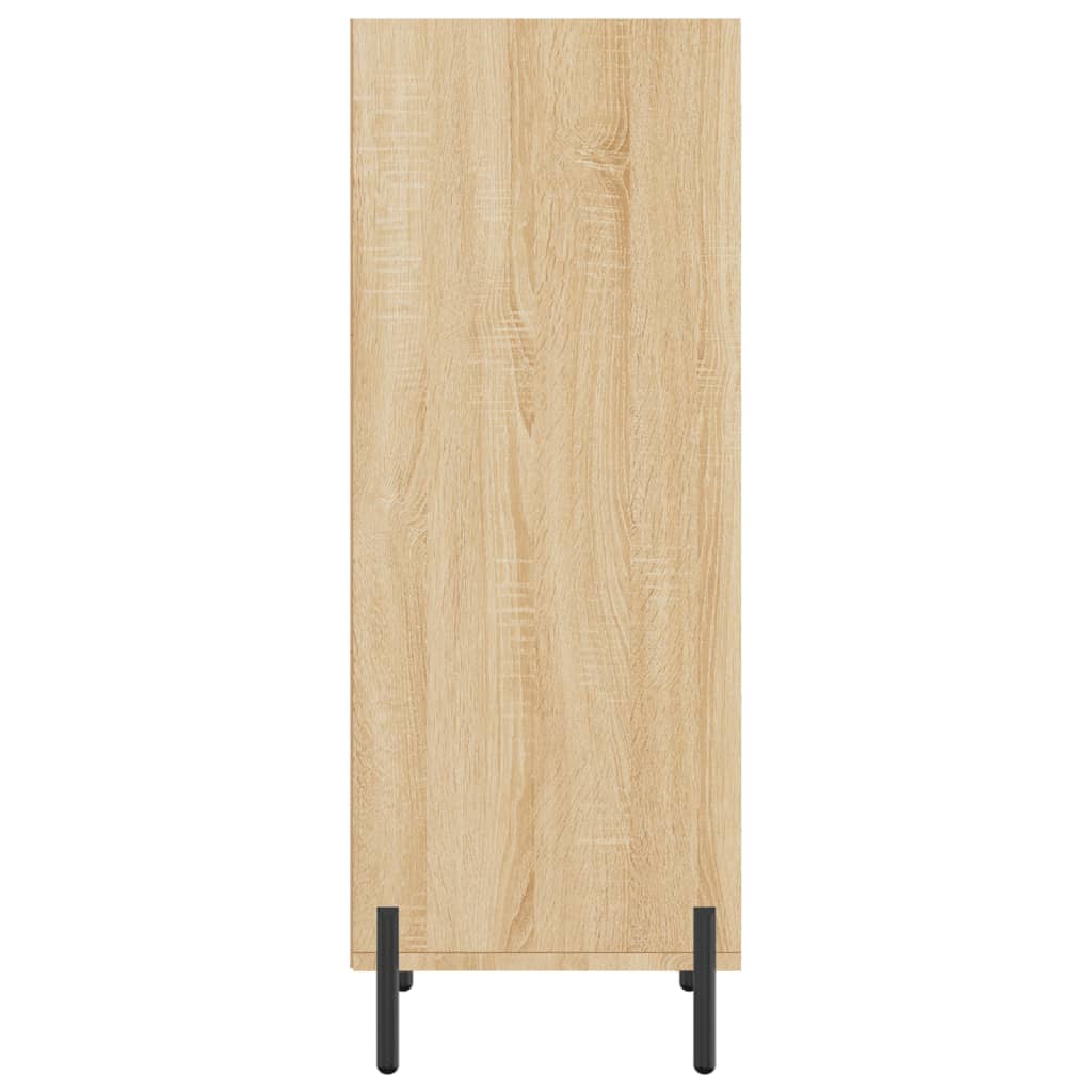 Příborník Dub Sonoma 34,5 X 32,5 X 90 Cm Kompozitní Dřevo