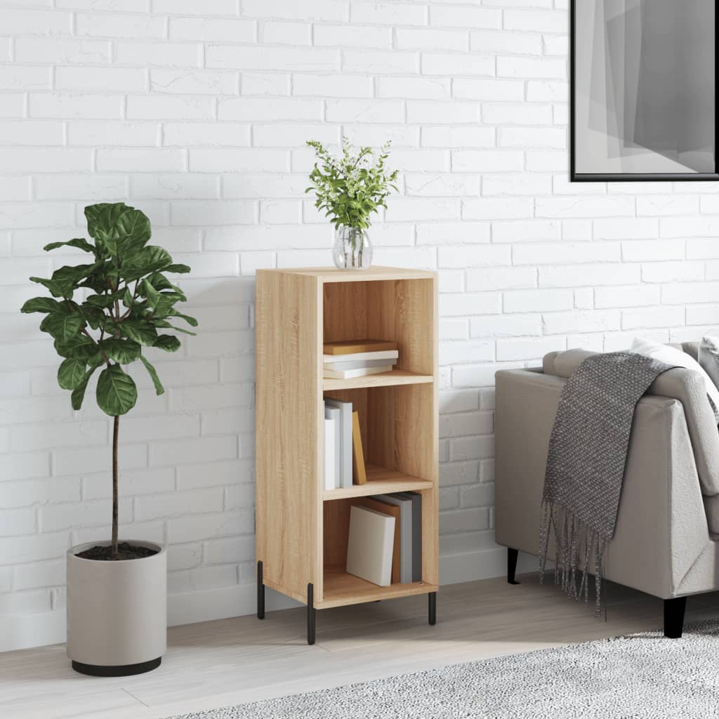 Příborník Dub Sonoma 34,5 X 32,5 X 90 Cm Kompozitní Dřevo