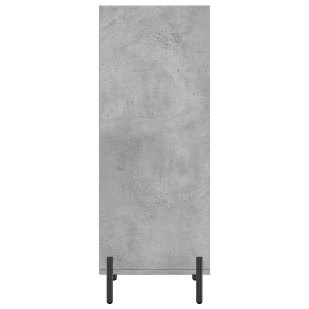 Příborník Betonově Šedý 34,5 X 32,5 X 90 Cm Kompozitní Dřevo