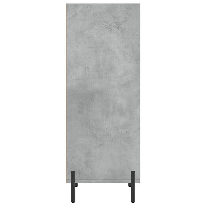 Příborník Betonově Šedý 34,5 X 32,5 X 90 Cm Kompozitní Dřevo