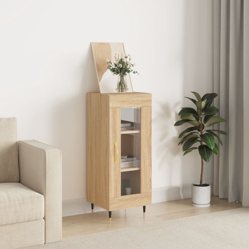 Příborník 34,5 X 34 X 90 Cm Kompozitní Dřevo