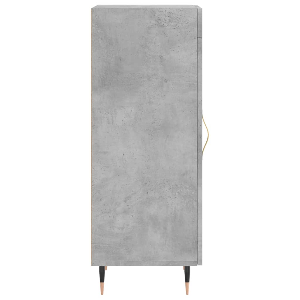 Příborník Betonově Šedý 34,5 X 34 X 90 Cm Kompozitní Dřevo