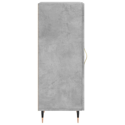 Příborník Betonově Šedý 34,5 X 34 X 90 Cm Kompozitní Dřevo