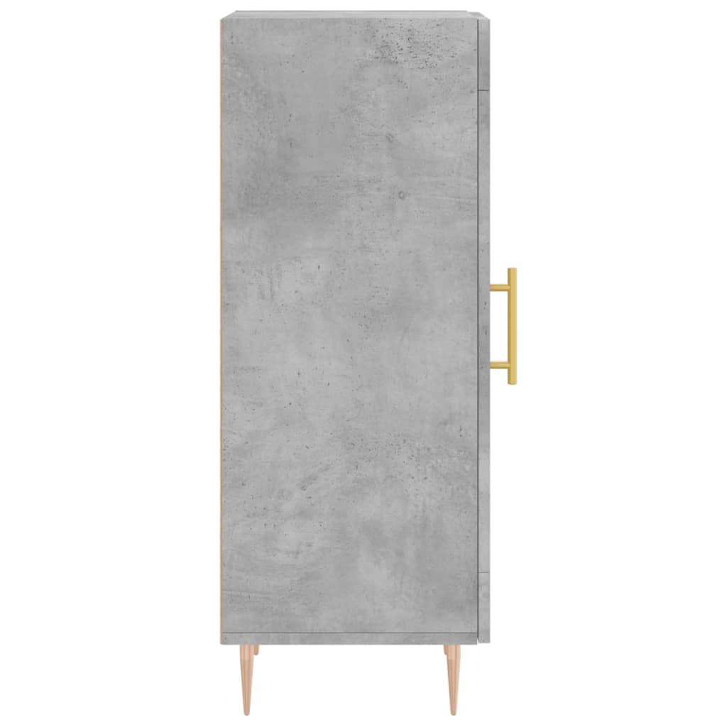 Příborník Betonově Šedý 34,5 X 34 X 90 Cm Kompozitní Dřevo