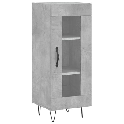 Příborník Betonově Šedý 34,5 X 34 X 90 Cm Kompozitní Dřevo