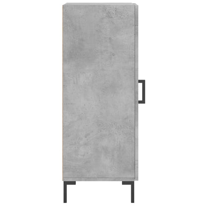 Příborník Betonově Šedý 34,5 X 34 X 90 Cm Kompozitní Dřevo