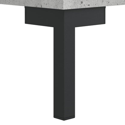 Příborník Betonově Šedý 34,5 X 34 X 90 Cm Kompozitní Dřevo
