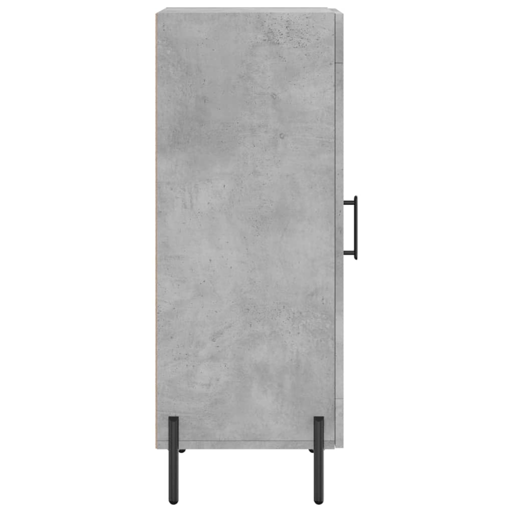 Příborník Betonově Šedý 34,5 X 34 X 90 Cm Kompozitní Dřevo