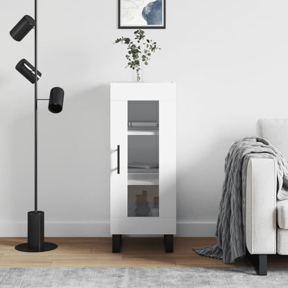 Příborník 34,5 X 34 X 90 Cm Kompozitní Dřevo