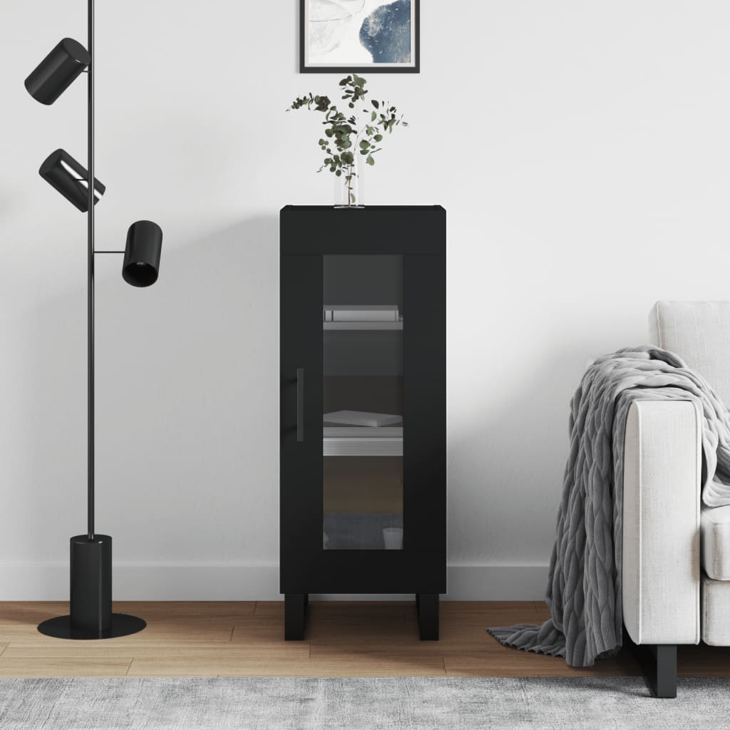 Příborník 34,5 X 34 X 90 Cm Kompozitní Dřevo