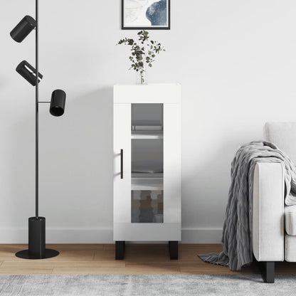 Příborník 34,5 X 34 X 90 Cm Kompozitní Dřevo