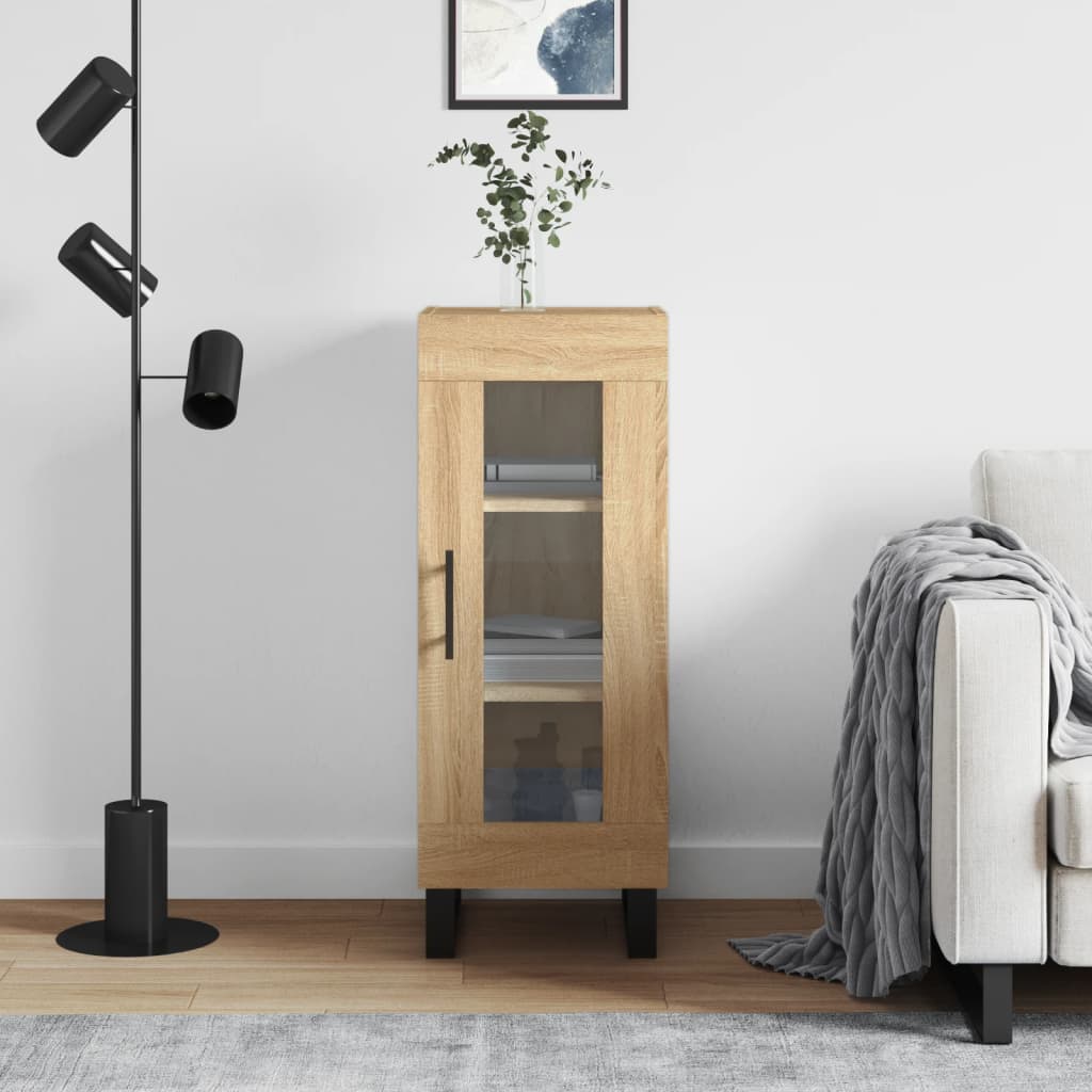 Příborník 34,5 X 34 X 90 Cm Kompozitní Dřevo