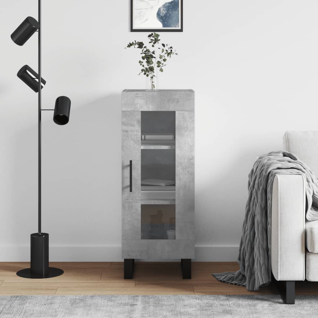 Příborník 34,5 X 34 X 90 Cm Kompozitní Dřevo