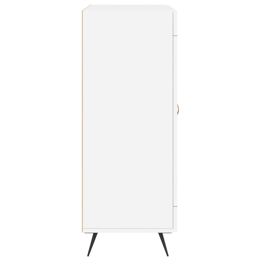 Příborník Bílý 69,5 X 34 X 90 Cm Kompozitní Dřevo