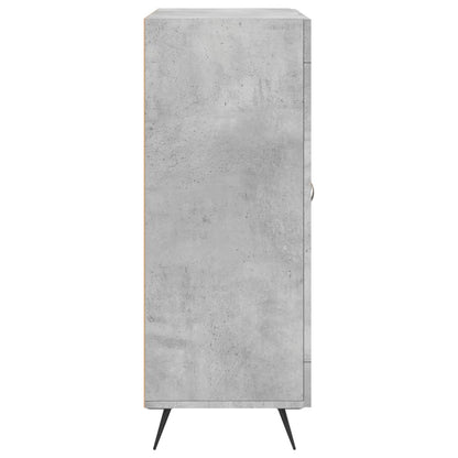Příborník Betonově Šedý 69,5 X 34 X 90 Cm Kompozitní Dřevo