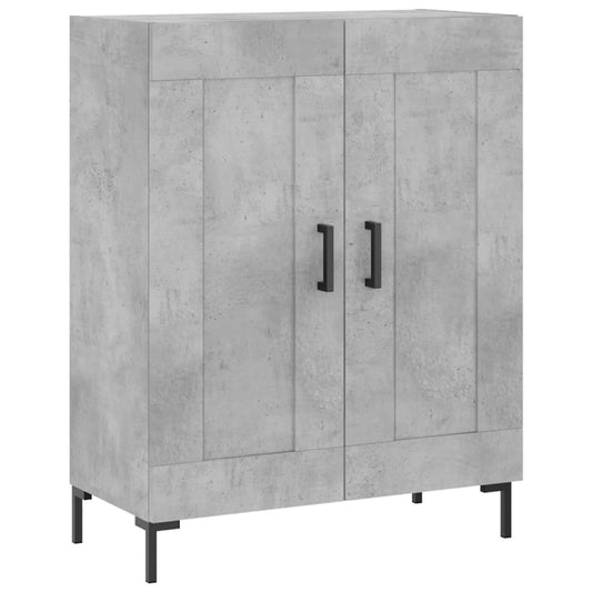 Příborník Betonově Šedý 69,5 X 34 X 90 Cm Kompozitní Dřevo
