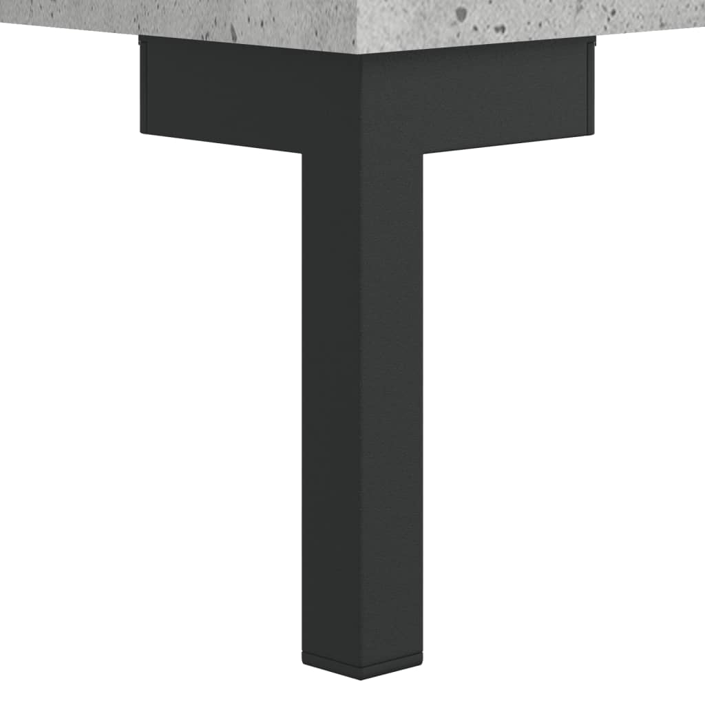 Příborník Betonově Šedý 69,5 X 34 X 90 Cm Kompozitní Dřevo
