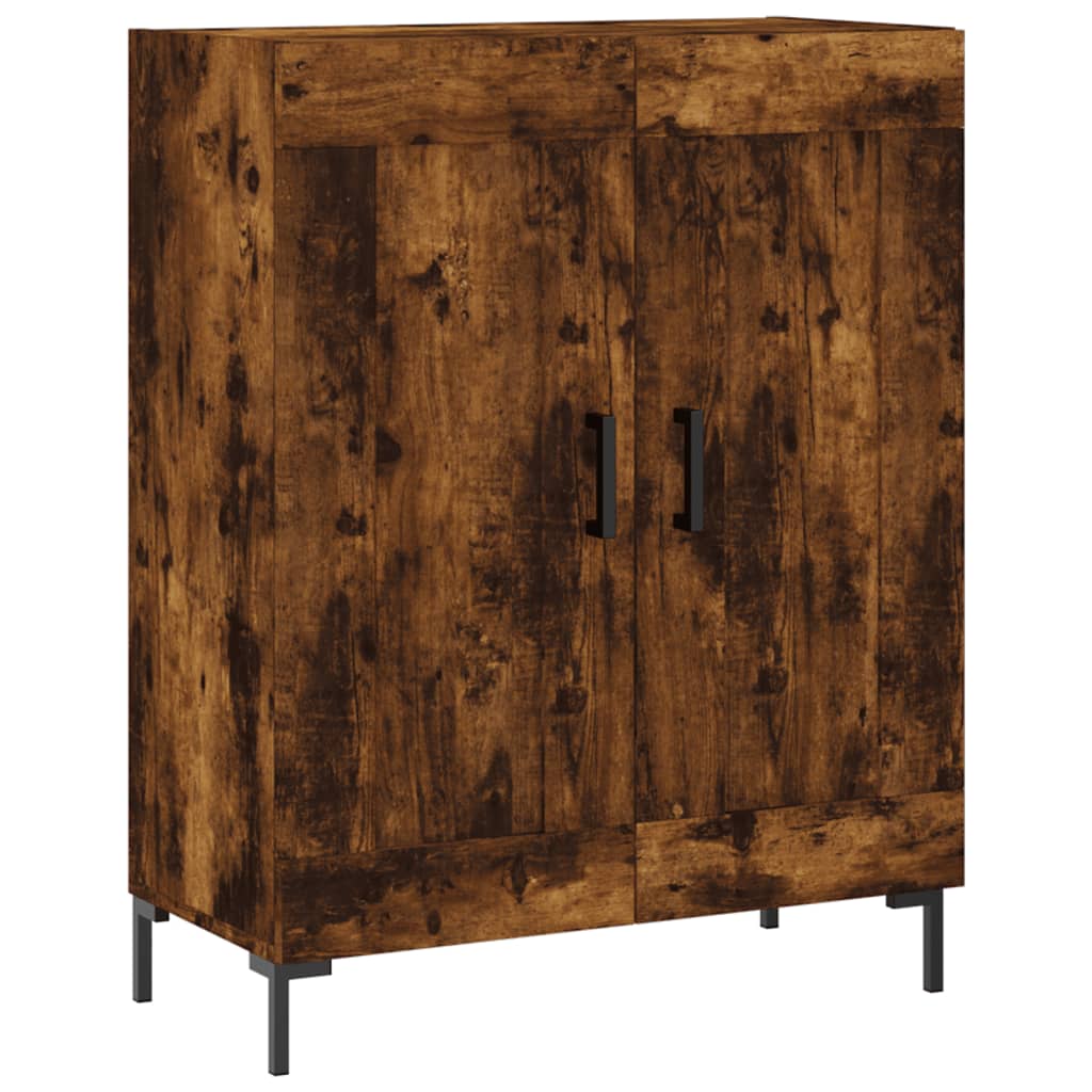Příborník Kouřový Dub 69,5 X 34 X 90 Cm Kompozitní Dřevo
