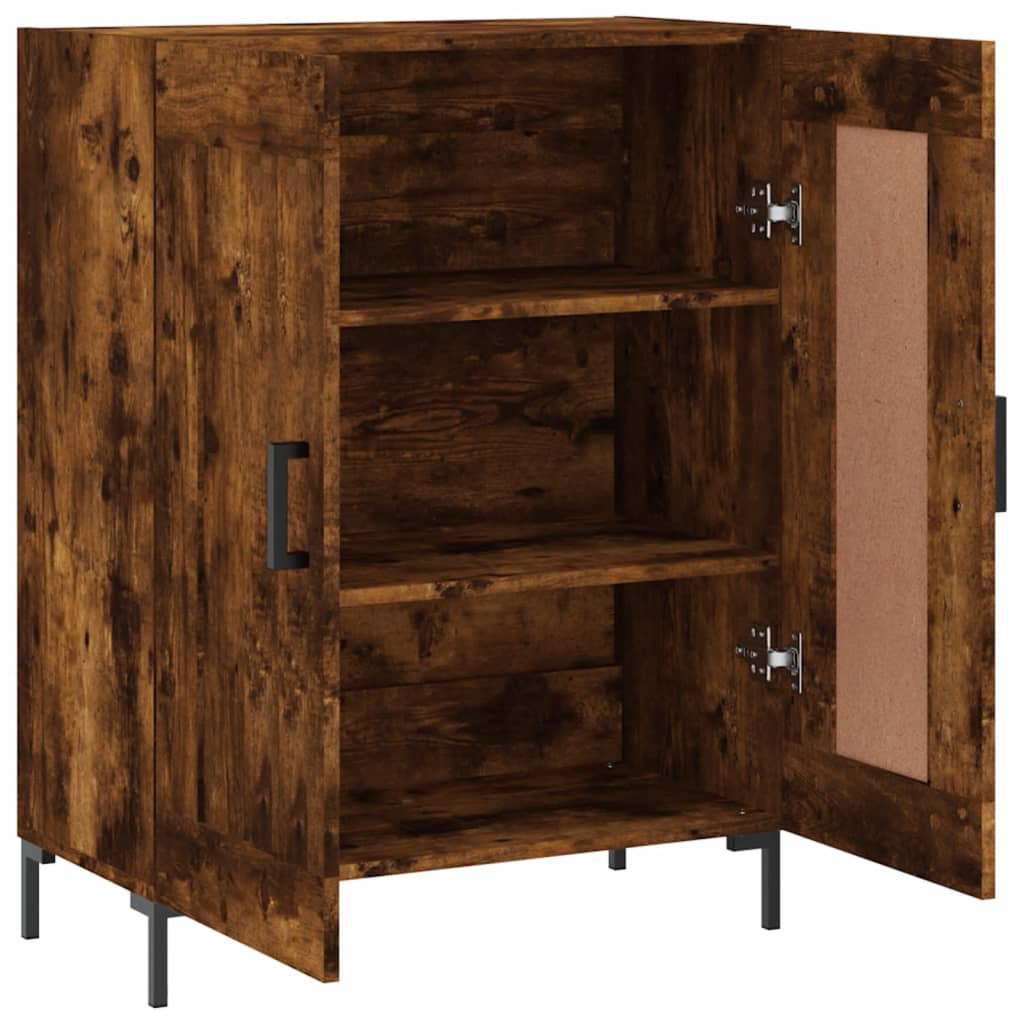 Příborník Kouřový Dub 69,5 X 34 X 90 Cm Kompozitní Dřevo