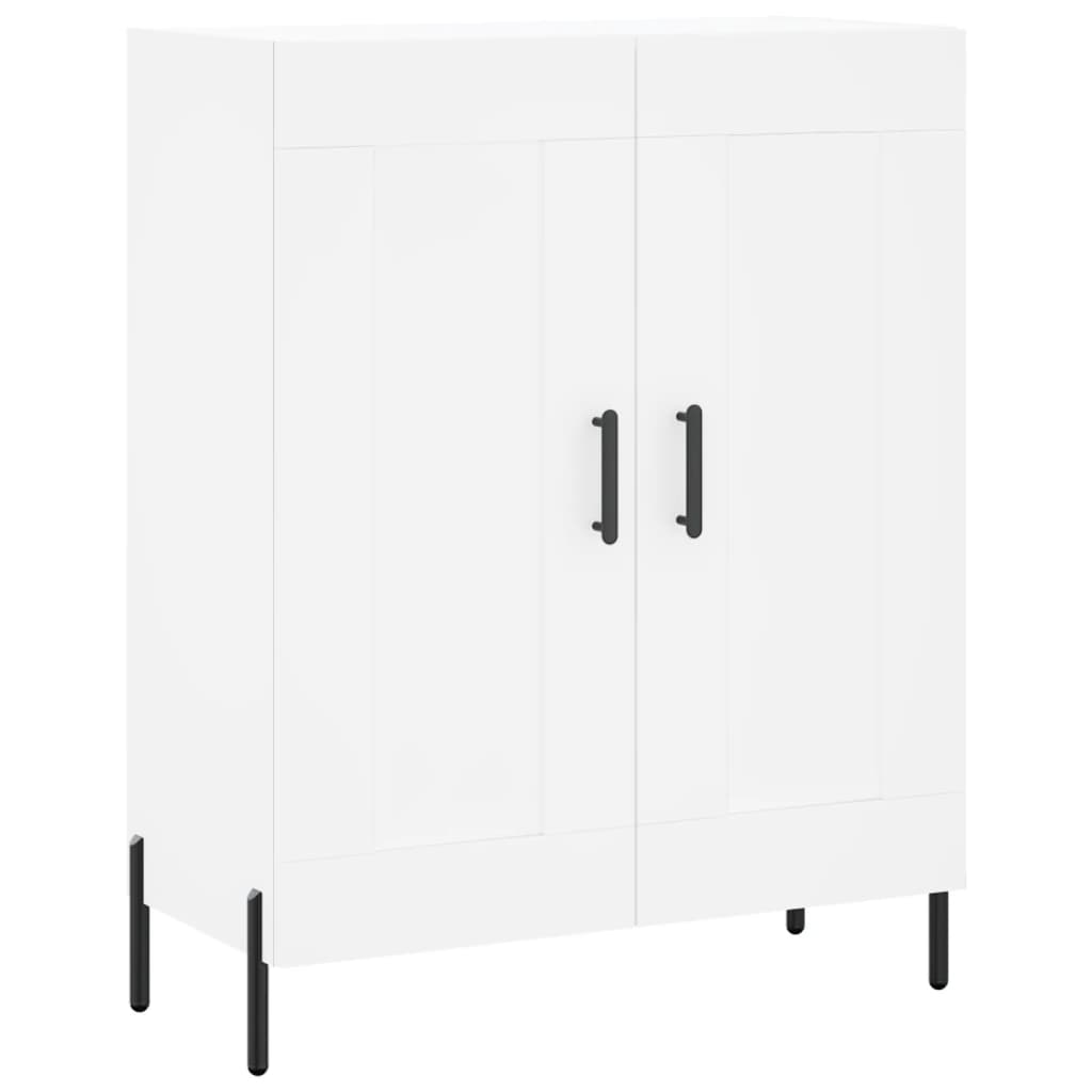 Příborník Bílý 69,5 X 34 X 90 Cm Kompozitní Dřevo