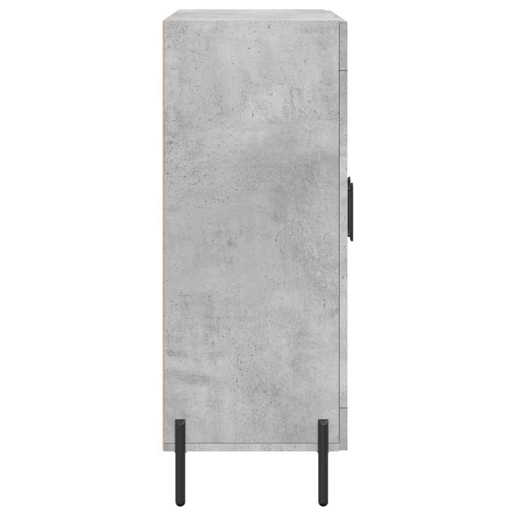 Příborník Betonově Šedý 69,5 X 34 X 90 Cm Kompozitní Dřevo