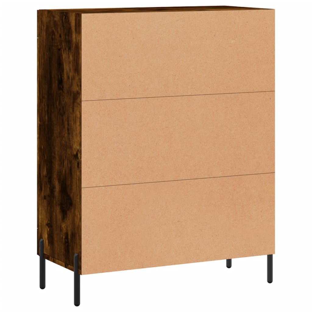 Příborník Kouřový Dub 69,5 X 34 X 90 Cm Kompozitní Dřevo