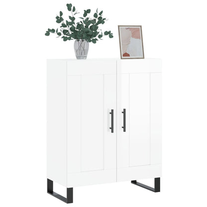 Příborník Bílý S Vysokým Leskem 69,5X34X90 Cm Kompozitní Dřevo