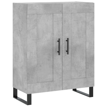 Příborník Betonově Šedý 69,5 X 34 X 90 Cm Kompozitní Dřevo
